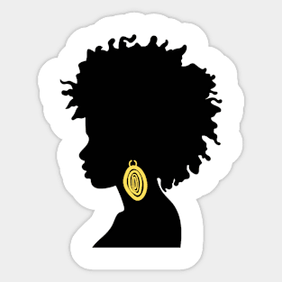 BLACK WOMAN Sticker